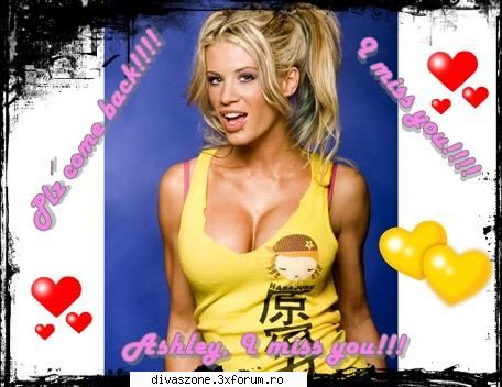 Credeti ca Ashley se va mai intoarce? - imi este ffffff dor de ashley......sper sa se - Altele