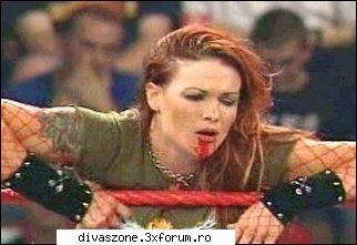blood in wwe means hardcore can call lita a hardcore diva too poze rare q lita aka amy dumas